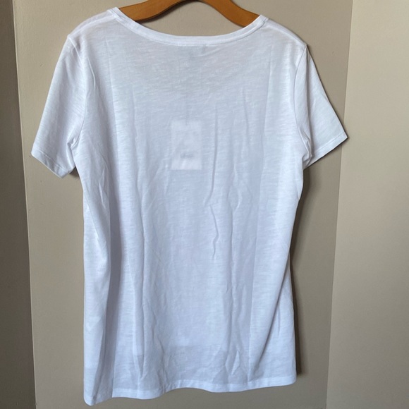 theory white tee / t-shirt / short sleeve shirt / top - Picture 2 of 6